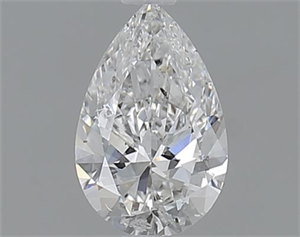 Picture of 0.60 Carats, Pear F Color, SI2 Clarity and Certified by GIA