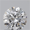 0.70 Carats, Round with Excellent Cut, E Color, SI1 Clarity and Certified by GIA