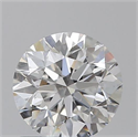 0.80 Carats, Round with Excellent Cut, D Color, SI1 Clarity and Certified by GIA