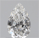 0.50 quilates, De pera , Color F, claridad VS2 y certificado por GIA