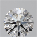 0.80 Carats, Round with Excellent Cut, F Color, VS2 Clarity and Certified by GIA