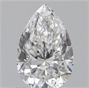 0.70 Carats, Pear E Color, VVS1 Clarity and Certified by GIA