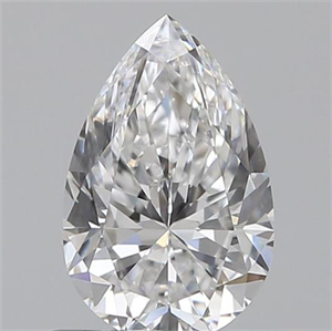 Picture of 0.70 Carats, Pear E Color, VVS1 Clarity and Certified by GIA