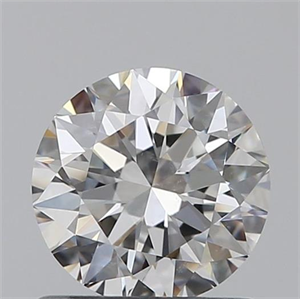Picture of 0.80 Carats, Round with Excellent Cut, F Color, SI1 Clarity and Certified by GIA