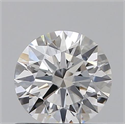 0.61 quilates, Redondo Ideal, Color E, claridad VVS1 y certificado por GIA