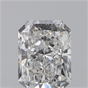 0.50 Carats, Radiant F Color, VS2 Clarity and Certified by GIA