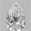 0.50 Carats, Pear E Color, VVS1 Clarity and Certified by GIA