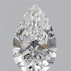 Picture of 0.50 Carats, Pear E Color, VS2 Clarity and Certified by GIA
