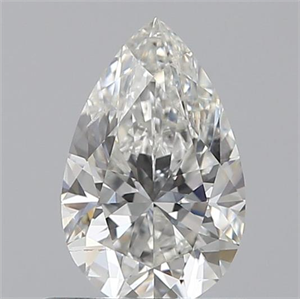 Picture of 0.60 Carats, Pear H Color, SI1 Clarity and Certified by GIA