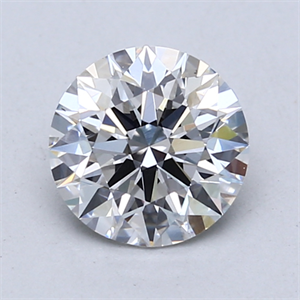 Picture of Lab Created Diamond 1.28 Carats, Round with Ideal Cut, E Color, VS2 Clarity and Certified by IGI