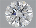 2.76 quilates, Redondo Ideal, Color F, claridad SI1 y certificado por GIA