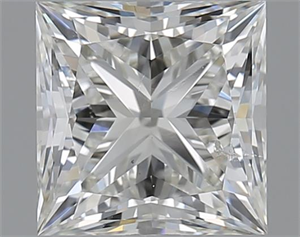 Picture of 2.01 Carats, Princess H Color, SI1 Clarity and Certified by GIA