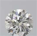 0.80 Carats, Round with Excellent Cut, H Color, VVS2 Clarity and Certified by GIA