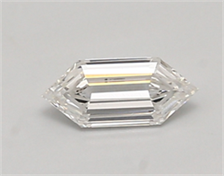 Picture of Lab Created Diamond 0.52 Carats, LONG HEXAGON with  Cut, E Color, vvs1 Clarity and Certified by IGI