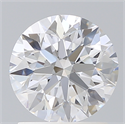 Lab Created Diamond 1.51 Carats, Round with Excellent Cut, D Color, VVS2 Clarity and Certified by IGI