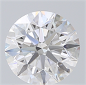 Lab Created Diamond 1.51 Carats, Round with Excellent Cut, D Color, VVS2 Clarity and Certified by IGI