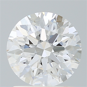 Picture of Lab Created Diamond 1.51 Carats, Round with Excellent Cut, D Color, VVS2 Clarity and Certified by IGI