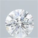 Lab Created Diamond 1.50 Carats, Round with Excellent Cut, D Color, VVS2 Clarity and Certified by IGI