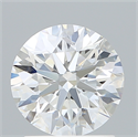 Lab Created Diamond 1.51 Carats, Round with Excellent Cut, E Color, VVS2 Clarity and Certified by IGI