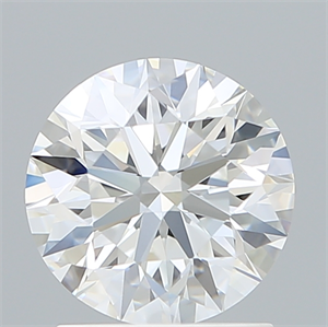 Picture of Lab Created Diamond 1.51 Carats, Round with Excellent Cut, E Color, VVS2 Clarity and Certified by IGI