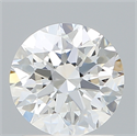 Lab Created Diamond 1.52 Carats, Round with Excellent Cut, E Color, VVS2 Clarity and Certified by IGI