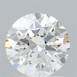 Picture of Lab Created Diamond 1.52 Carats, Round with Excellent Cut, E Color, VVS2 Clarity and Certified by IGI