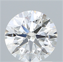 Lab Created Diamond 1.51 Carats, Round with Excellent Cut, E Color, VVS2 Clarity and Certified by IGI