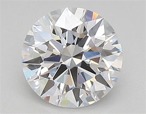 Picture of Lab Created Diamond 0.87 Carats, Round with ideal Cut, D Color, vvs2 Clarity and Certified by IGI
