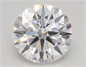 Lab Created Diamond 0.70 Carats, Round with ideal Cut, D Color, vvs2 Clarity and Certified by IGI