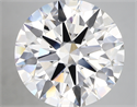 Lab Created Diamond 8.22 Carats, Round with ideal Cut, F Color, vs1 Clarity and Certified by IGI