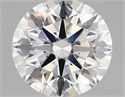 Lab Created Diamond 2.03 Carats, Round with ideal Cut, D Color, vvs1 Clarity and Certified by IGI