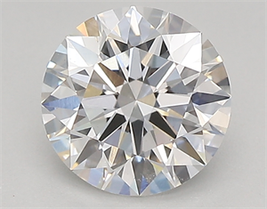 Picture of Lab Created Diamond 0.96 Carats, Round with ideal Cut, D Color, vvs2 Clarity and Certified by IGI