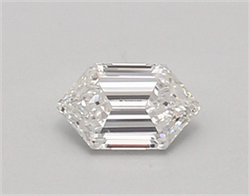 Picture of Lab Created Diamond 0.43 Carats, LONG HEXAGON with  Cut, E Color, vvs2 Clarity and Certified by IGI