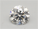 Lab Created Diamond 0.85 Carats, Round with ideal Cut, D Color, vvs2 Clarity and Certified by IGI