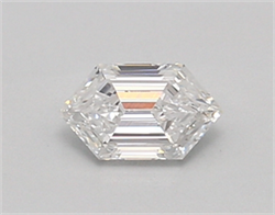 Picture of Lab Created Diamond 0.46 Carats, LONG HEXAGON with  Cut, D Color, vvs2 Clarity and Certified by IGI