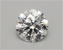 Lab Created Diamond 0.70 Carats, Round with ideal Cut, D Color, vvs2 Clarity and Certified by IGI
