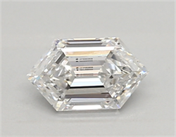 Picture of Lab Created Diamond 0.49 Carats, LONG HEXAGON with  Cut, D Color, vs2 Clarity and Certified by IGI