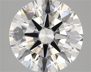 Picture of Lab Created Diamond 3.10 Carats, Round with ideal Cut, F Color, vvs1 Clarity and Certified by IGI