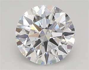 Picture of Lab Created Diamond 0.72 Carats, Round with ideal Cut, D Color, vs1 Clarity and Certified by IGI