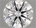 Lab Created Diamond 1.01 Carats, Round with ideal Cut, D Color, vvs2 Clarity and Certified by IGI