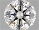 Lab Created Diamond 1.01 Carats, Round with excellent Cut, D Color, vvs2 Clarity and Certified by IGI