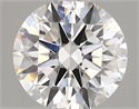 Lab Created Diamond 1.01 Carats, Round with excellent Cut, D Color, vvs2 Clarity and Certified by IGI