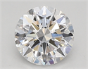 Lab Created Diamond 0.71 Carats, Round with excellent Cut, D Color, vs1 Clarity and Certified by IGI
