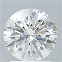 Del inventario de diamantes de laboratorio, 1.69 quilates, Redondo , Color E, claridad VVS2 y certificado IGI
