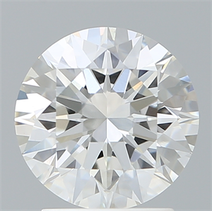Picture of Lab Created Diamond 1.61 Carats, Round with Excellent Cut, E Color, VVS2 Clarity and Certified by IGI