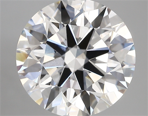 Picture of Lab Created Diamond 5.21 Carats, Round with ideal Cut, E Color, vvs1 Clarity and Certified by IGI