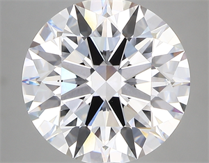 Picture of Lab Created Diamond 5.20 Carats, Round with excellent Cut, E Color, vs2 Clarity and Certified by GIA