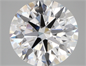 Lab Created Diamond 5.11 Carats, Round with ideal Cut, D Color, vvs2 Clarity and Certified by IGI