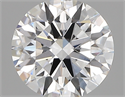 Lab Created Diamond 2.12 Carats, Round with ideal Cut, D Color, vvs1 Clarity and Certified by IGI