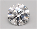 Lab Created Diamond 1.80 Carats, Round with ideal Cut, D Color, vvs1 Clarity and Certified by IGI